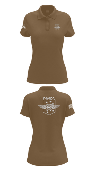 Women's Short Sleeve Performance Polo, 2D Marine Raider Battalion, Marines, Teamtime, Team time, sublimation, custom sports apparel, team uniforms, spirit wear, spiritwear, sports uniforms, custom shirts, team store, custom team store, fundraiser sports, apparel fundraiser