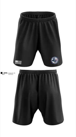 Athletic Shorts With Pockets, Bravo Battery, 4th Battalion, 3rd Air Defense Artillery Regiment, Army, Teamtime, Team time, sublimation, custom sports apparel, team uniforms, spirit wear, spiritwear, sports uniforms, custom shirts, team store, custom team store, fundraiser sports, apparel fundraiser