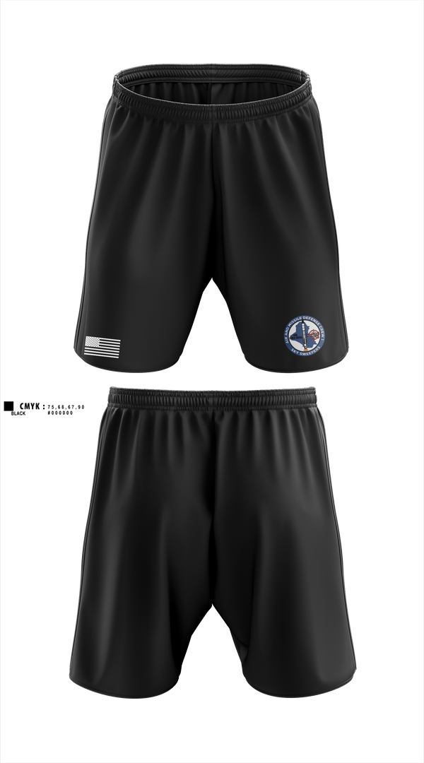 Athletic Shorts With Pockets, Bravo Battery, 4th Battalion, 3rd Air Defense Artillery Regiment, Army, Teamtime, Team time, sublimation, custom sports apparel, team uniforms, spirit wear, spiritwear, sports uniforms, custom shirts, team store, custom team store, fundraiser sports, apparel fundraiser