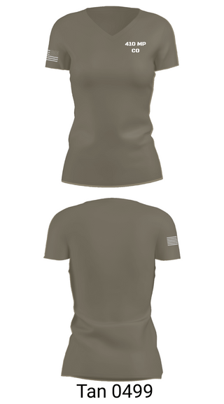 Womens Short Sleeve Vneck Shirt, 410 MP CO, Army, Teamtime, Team time, sublimation, custom sports apparel, team uniforms, spirit wear, spiritwear, sports uniforms, custom shirts, team store, custom team store, fundraiser sports, apparel fundraiser
