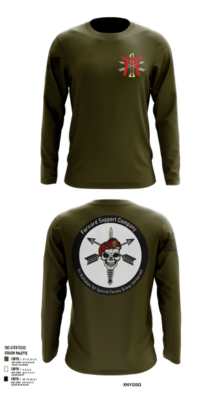 Long Sleeve Performance Shirt, FSC 1-1SFG, Army, Teamtime, Team time, sublimation, custom sports apparel, team uniforms, spirit wear, spiritwear, sports uniforms, custom shirts, team store, custom team store, fundraiser sports, apparel fundraiser