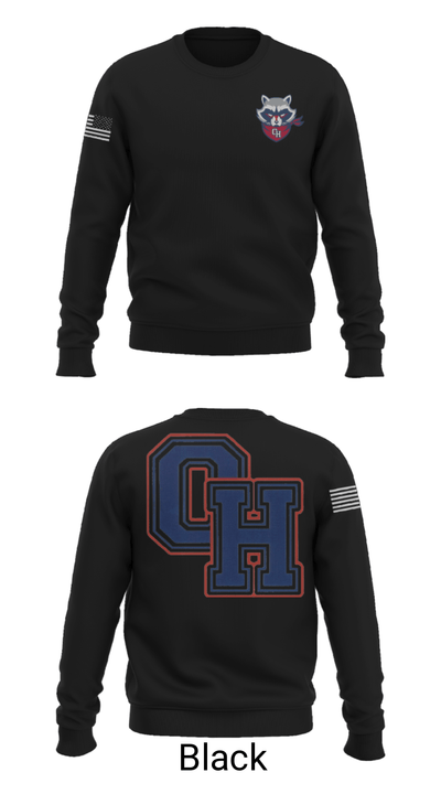 Oak Hill High School 95566271 Crew Neck Sweatshirt - 21
