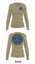 Battleship misssouri 47283625 Women's Long Sleeve V-neck Shirt - 92