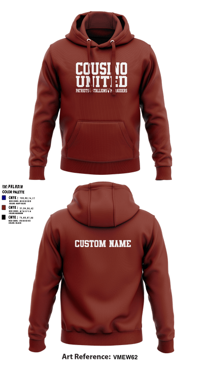 Cousino United Bowling 12861245 Hoodie - 1 (1)