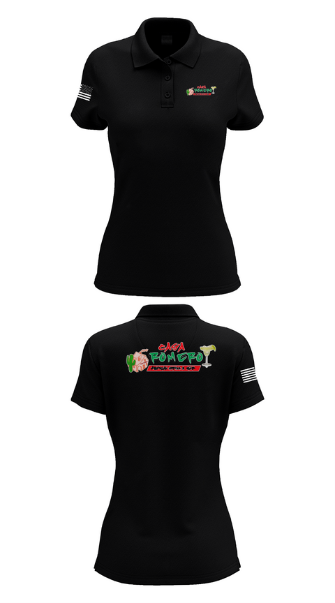 Womens Short Sleeve Performance Polo, Casa Romero mexican grill, , Teamtime, Team time, sublimation, custom sports apparel, team uniforms, spirit wear, spiritwear, sports uniforms, custom shirts, team store, custom team store, fundraiser sports, apparel fundraiser