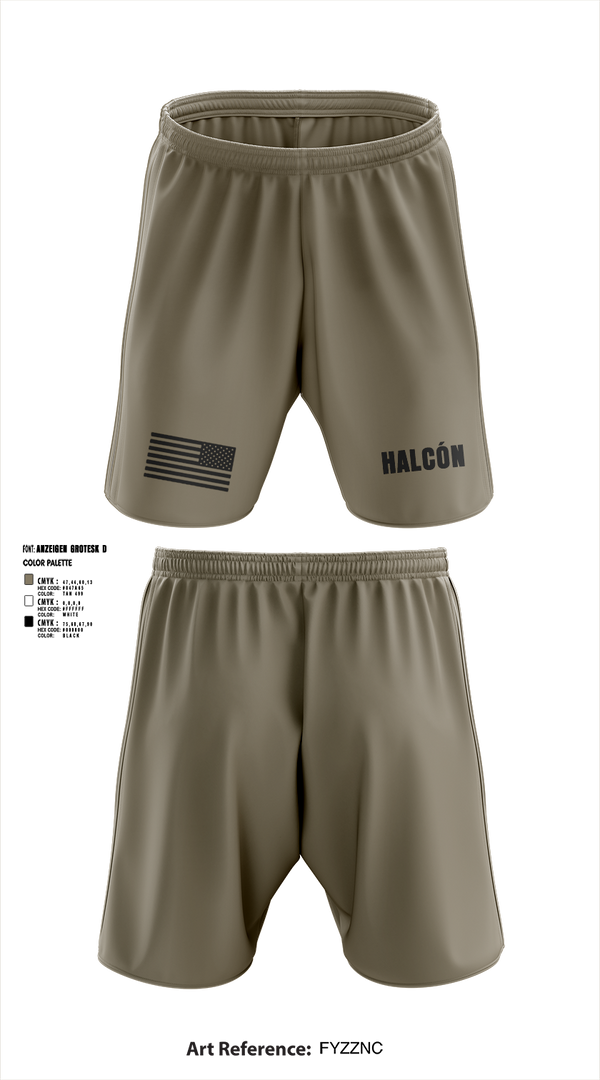 Athletic Shorts With Pockets, Halcón, , Teamtime, Team time, sublimation, custom sports apparel, team uniforms, spirit wear, spiritwear, sports uniforms, custom shirts, team store, custom team store, fundraiser sports, apparel fundraiser