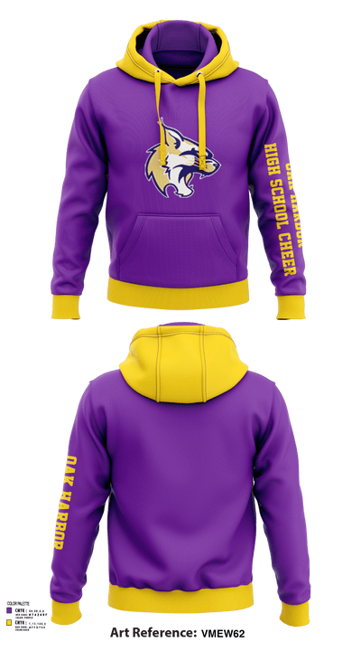 Oak Harbor High School Cheer 2880291 Hoodie - 114