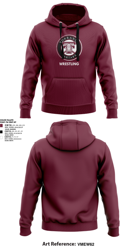 Hoodie, Torrance High School, Wrestling, Teamtime, Team time, sublimation, custom sports apparel, team uniforms, spirit wear, spiritwear, sports uniforms, custom shirts, team store, custom team store, fundraiser sports, apparel fundraiser