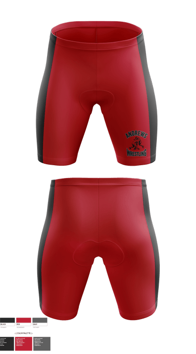 Andrews Wildcats 74502940 Men's Compression Shorts - 5