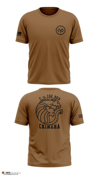 Old School Cotton Feel Shirt, C co 152 BEB, National Guard, Teamtime, Team time, sublimation, custom sports apparel, team uniforms, spirit wear, spiritwear, sports uniforms, custom shirts, team store, custom team store, fundraiser sports, apparel fundraiser