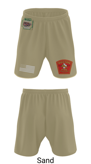 Athletic Shorts With Pockets, Boston Fire Department Engine 55, , Teamtime, Team time, sublimation, custom sports apparel, team uniforms, spirit wear, spiritwear, sports uniforms, custom shirts, team store, custom team store, fundraiser sports, apparel fundraiser