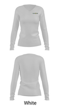 DJVPO 2183078 Women's Long Sleeve V-neck Shirt -1 16