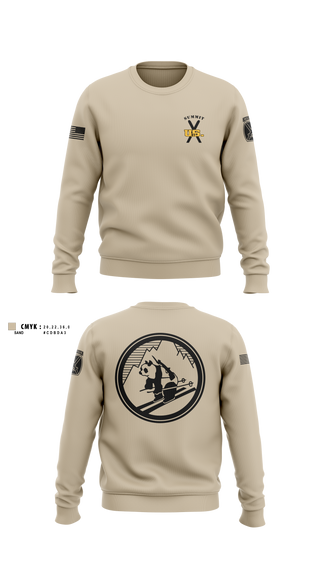 Crew Neck Sweatshirt, Diesel, 3-71CAV, Army, Teamtime, Team time, sublimation, custom sports apparel, team uniforms, spirit wear, spiritwear, sports uniforms, custom shirts, team store, custom team store, fundraiser sports, apparel fundraiser