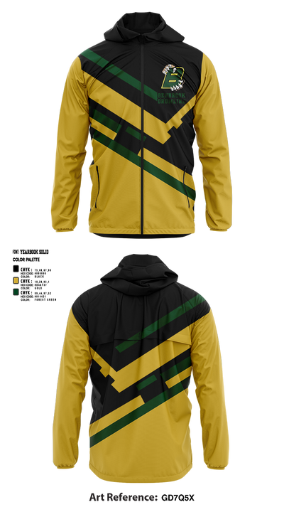Benbrook Drumline 16489091 Windbreaker - 1