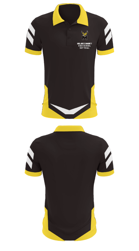 Short Sleeve Performance Polo, Midland Community High School Softball, Softball, Teamtime, Team time, sublimation, custom sports apparel, team uniforms, spirit wear, spiritwear, sports uniforms, custom shirts, team store, custom team store, fundraiser sports, apparel fundraiser