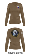 USAG Fort Hunter Liggett 63264859 Women's Long Sleeve V-neck Shirt - 15