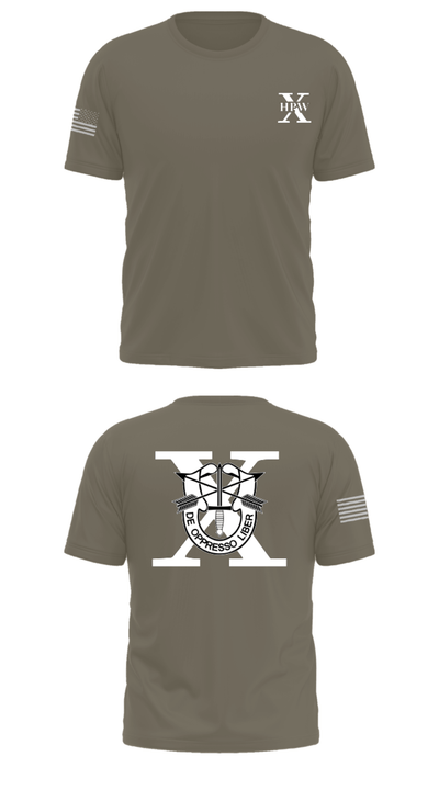 10th Special Forces HPW 55640979 Short Sleeve Performance Shirt - 19
