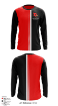 Robert D Campbell Junior High School Football 85267427 Long Sleeve Performance Shirt - 1