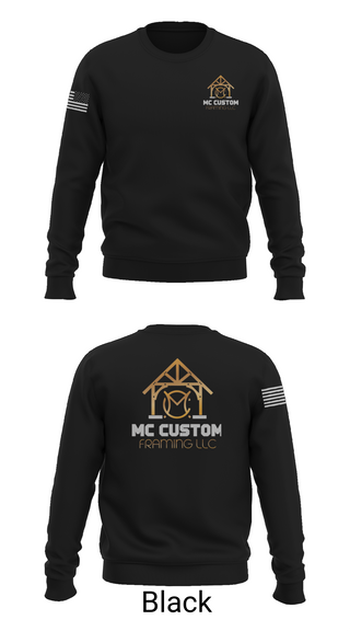 Crew Neck Sweatshirt, MC CUSTOM FRAMING LLC, , Teamtime, Team time, sublimation, custom sports apparel, team uniforms, spirit wear, spiritwear, sports uniforms, custom shirts, team store, custom team store, fundraiser sports, apparel fundraiser