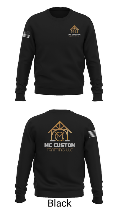 MC CUSTOM FRAMING LLC 87834909 Crew Neck Sweatshirt - 21