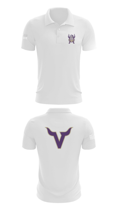 Valencia High School Basketball 51770721 Short Sleeve Performance Polo - 9