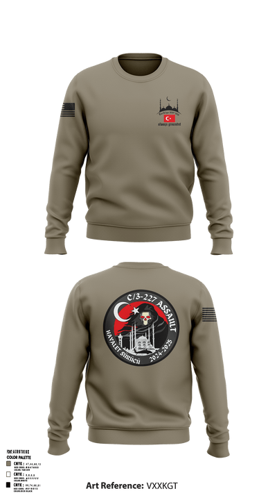 C co 3-227 AHB 18591902 Crew Neck Sweatshirt - 1