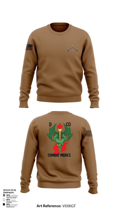 D-co 1-114th 40001496 Crew Neck Sweatshirt - 126