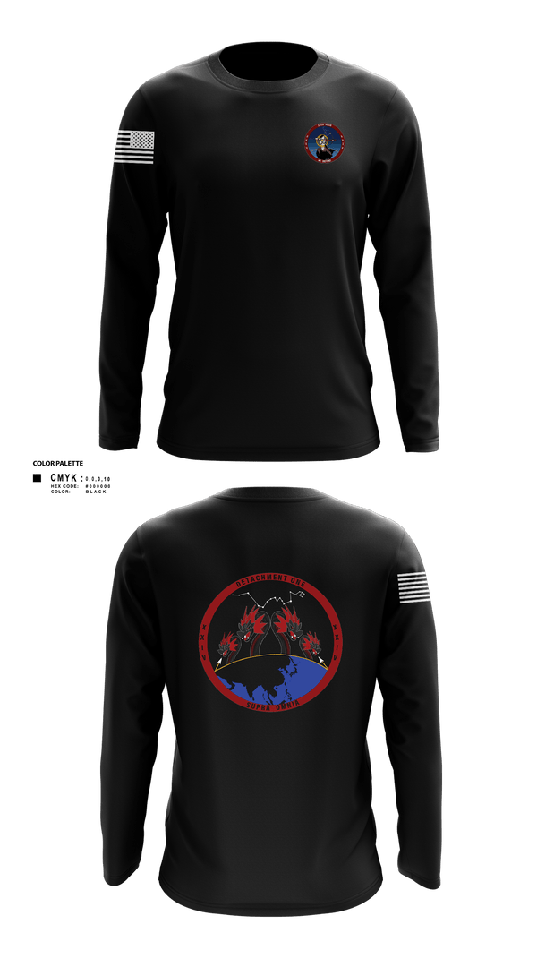 Long Sleeve Performance Shirt, Detachment 1, 24th MDSB, , Teamtime, Team time, sublimation, custom sports apparel, team uniforms, spirit wear, spiritwear, sports uniforms, custom shirts, team store, custom team store, fundraiser sports, apparel fundraiser