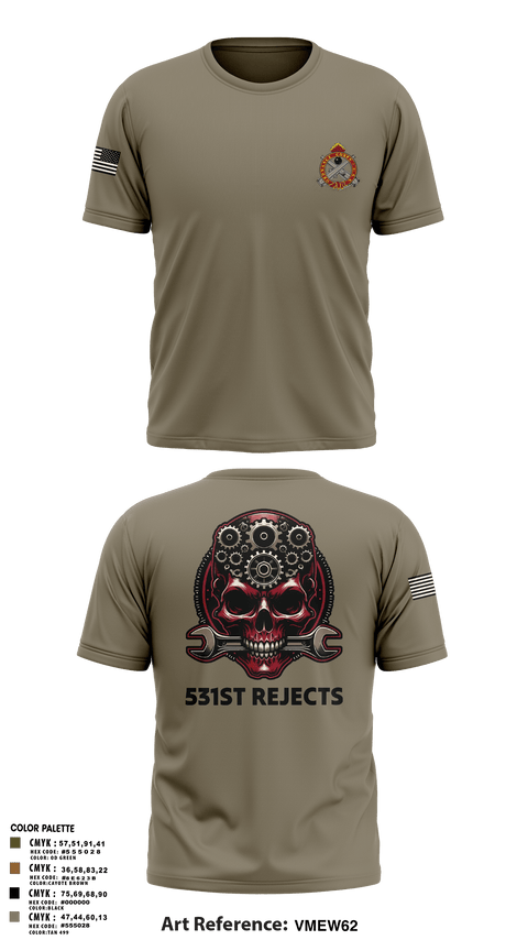 Old School Cotton Feel Shirt, 531st Hospital Center, Army, Teamtime, Team time, sublimation, custom sports apparel, team uniforms, spirit wear, spiritwear, sports uniforms, custom shirts, team store, custom team store, fundraiser sports, apparel fundraiser