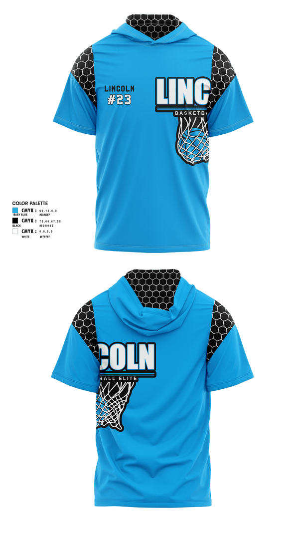 Short Sleeve Performance Shirt with hood, A2Z Select, Men's Basketball, Teamtime, Team time, sublimation, custom sports apparel, team uniforms, spirit wear, spiritwear, sports uniforms, custom shirts, team store, custom team store, fundraiser sports, apparel fundraiser