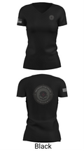 Detroit Tactical Firearms 87119150 Women's Short Sleeve V-neck Shirt - 38