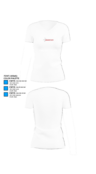 Women's Short Sleeve Vneck Shirt, Crashout elite, Men's Basketball, Teamtime, Team time, sublimation, custom sports apparel, team uniforms, spirit wear, spiritwear, sports uniforms, custom shirts, team store, custom team store, fundraiser sports, apparel fundraiser