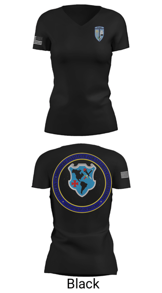 Womens Short Sleeve Vneck Shirt, WHINSEC, Army, Teamtime, Team time, sublimation, custom sports apparel, team uniforms, spirit wear, spiritwear, sports uniforms, custom shirts, team store, custom team store, fundraiser sports, apparel fundraiser