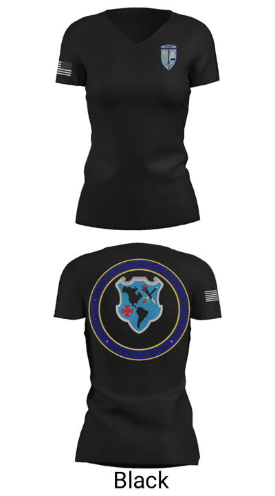 WHINSEC 71177376 Women's Short Sleeve V-neck Shirt - 28