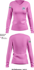 POLARS 40984868 Women's Long Sleeve V-neck Shirt - 103