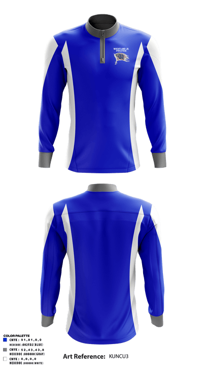 Wheatland youth football and cheer 53677637 Quarter Zip Jacket - 3