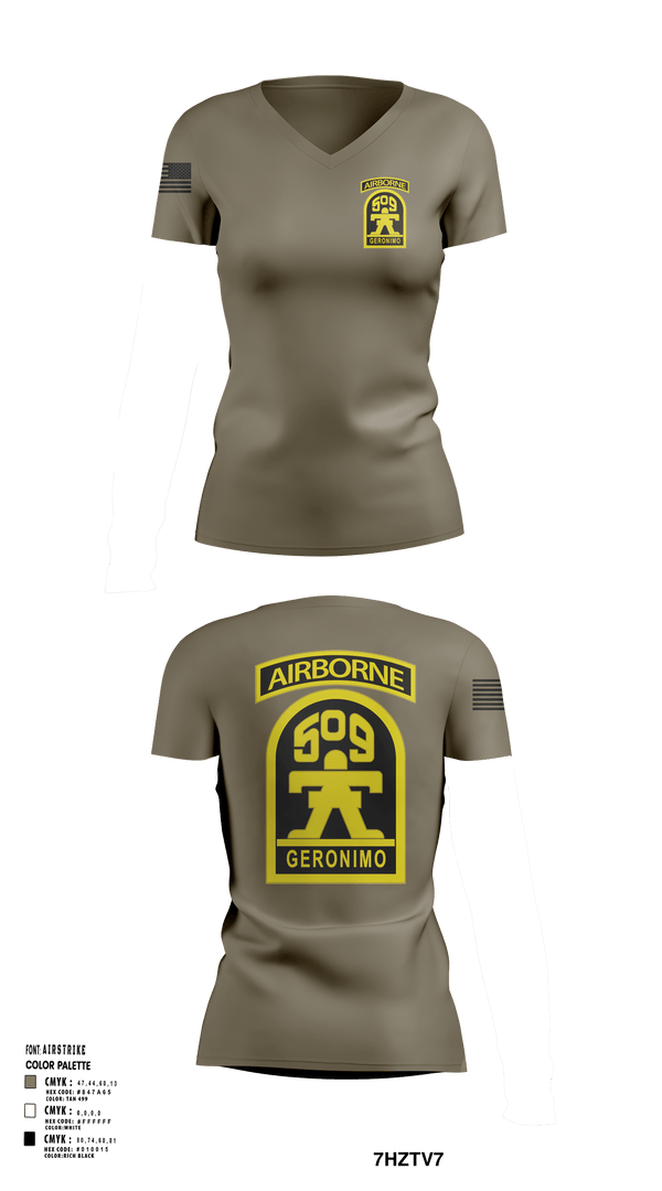 Womens Short Sleeve Vneck Shirt, Geronimo, Army, Teamtime, Team time, sublimation, custom sports apparel, team uniforms, spirit wear, spiritwear, sports uniforms, custom shirts, team store, custom team store, fundraiser sports, apparel fundraiser