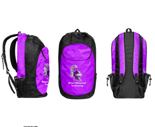 Gear Bag, Beloit Memorial High School Swimming, Swimming, Teamtime, Team time, sublimation, custom sports apparel, team uniforms, spirit wear, spiritwear, sports uniforms, custom shirts, team store, custom team store, fundraiser sports, apparel fundraiser