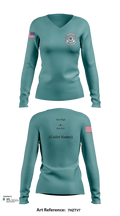 Detachment 035 78200386 Women's Long Sleeve V-neck Shirt - 110