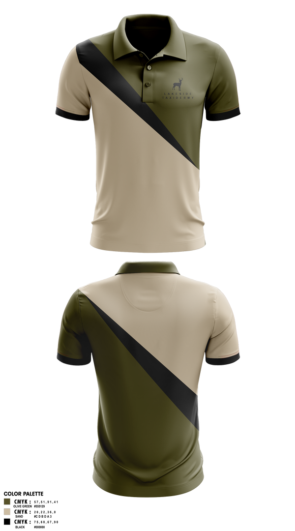 Short Sleeve Performance Polo, Lakeside Taxidermy, , Teamtime, Team time, sublimation, custom sports apparel, team uniforms, spirit wear, spiritwear, sports uniforms, custom shirts, team store, custom team store, fundraiser sports, apparel fundraiser