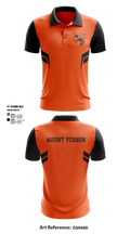 Mount Vernon High School Bowling 18240799 Short Sleeve Performance Polo - 2
