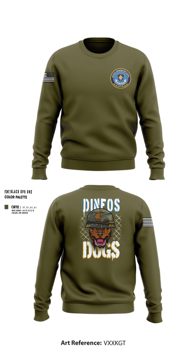 DINFOS 37015122 Crew Neck Sweatshirt - 32