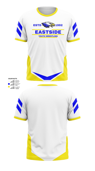 Short Sleeve Performance Shirt, Eastside Youth Wrestling, Wrestling, Teamtime, Team time, sublimation, custom sports apparel, team uniforms, spirit wear, spiritwear, sports uniforms, custom shirts, team store, custom team store, fundraiser sports, apparel fundraiser