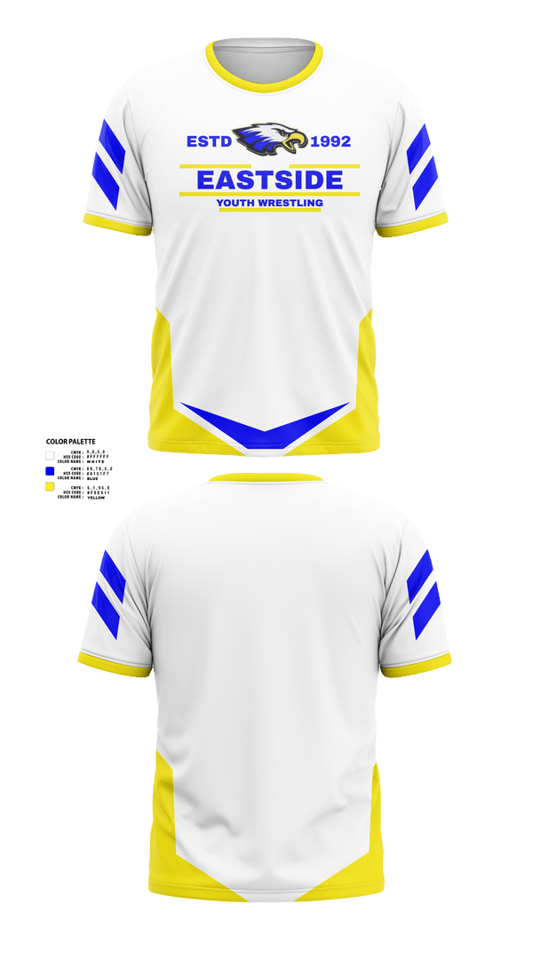 Short Sleeve Performance Shirt, Eastside Youth Wrestling, Wrestling, Teamtime, Team time, sublimation, custom sports apparel, team uniforms, spirit wear, spiritwear, sports uniforms, custom shirts, team store, custom team store, fundraiser sports, apparel fundraiser