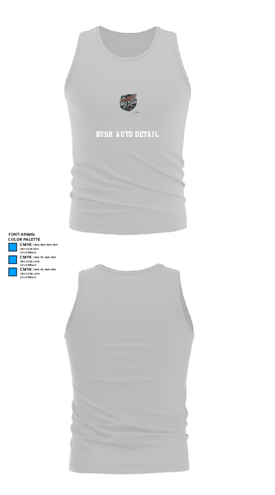 Rush auto detail 14486723 Tank Top - 13