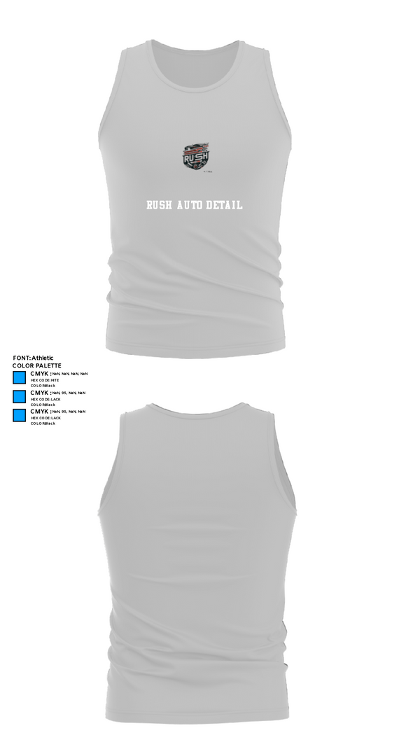 Tank Top, Rush auto detail, , Teamtime, Team time, sublimation, custom sports apparel, team uniforms, spirit wear, spiritwear, sports uniforms, custom shirts, team store, custom team store, fundraiser sports, apparel fundraiser
