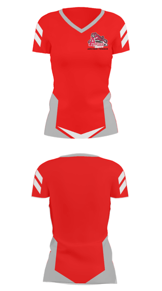 Women's Short Sleeve Vneck Shirt, Archer High School Tennis, Tennis, Teamtime, Team time, sublimation, custom sports apparel, team uniforms, spirit wear, spiritwear, sports uniforms, custom shirts, team store, custom team store, fundraiser sports, apparel fundraiser