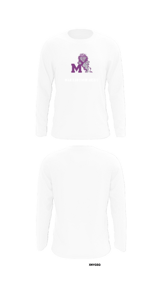 Long Sleeve Performance Shirt, Manzano Monarchs, Men's Basketball, Teamtime, Team time, sublimation, custom sports apparel, team uniforms, spirit wear, spiritwear, sports uniforms, custom shirts, team store, custom team store, fundraiser sports, apparel fundraiser