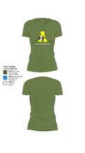 Airport High School Cheer 33792869 Women's Short Sleeve V-neck Shirt - 20