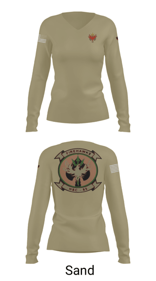 Womens Long Sleeve Vneck Shirt, HSC-85, Navy, Teamtime, Team time, sublimation, custom sports apparel, team uniforms, spirit wear, spiritwear, sports uniforms, custom shirts, team store, custom team store, fundraiser sports, apparel fundraiser